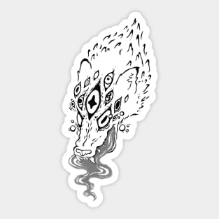 Wolf of a thousand eyes Sticker